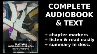 Tractatus LogicoPhilosophicus ❤️ By Ludwig Wittgenstein FULL Audiobook [upl. by Orna]