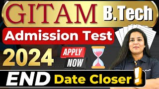 💥GAT Exam 2024 Full Details🤩GITAM Engineering Entrance Examination📢 BTech2024 GAT2024 GITAM [upl. by Selrhc842]