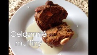 Celozrnné muffiny  Zdravé muffiny  Videorecept muffiny [upl. by Petromilli]