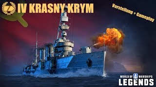 KRASNY KRYM  Vorstellung und erstes Gameplay  World of Warships Legends [upl. by Aihcrop]