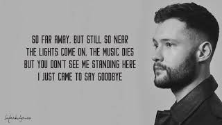 Dancing On My Own  Calum Scott Lyrics Video [upl. by Stillmann]