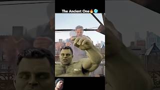 Smart hulk conversation with Ancient One about time stone and strange 🔥🥶 shorts ytshorts marvel [upl. by Ternan]