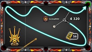 8 Ball Pool  Crazy Trick SHOT in Rockin Rollers Showdown amp 4320 Points TOP CUP  GamingWithK [upl. by Ayt107]