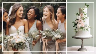 Wedding Ideas amp Inspiration  Blush and Sage Green 🌿 [upl. by Flynn]