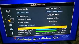 Set top box Channel List  How to Search Set top box [upl. by Gennie]