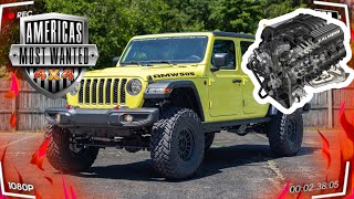 THIS HAS A BUILT 392 MOTOR🤯 2024 AMW JEEP GLADIATOR [upl. by Alled]