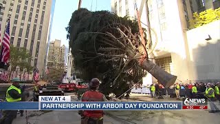 Nebraska connected to Rockefeller Center Tree Lighting through Arbor Day Foundation [upl. by Abigael]