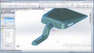 Curso Básico de Projeto de Moldes SolidWorks 2012  Linha de partição automática  Aula 52 [upl. by Ayik]
