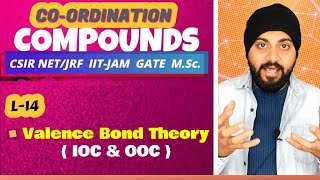 Lec 14  Coordination Compounds  Valence Bond Theory  II  CSIRNETJRF  GATE  JAM [upl. by Niak]