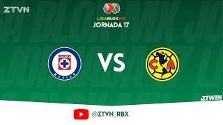 PARTIDO COMPLETO Cruz Azul VS America  Jornada 17  Clausura 2024 Liga Blox MX  CLASICO JOVEN [upl. by Elleined125]