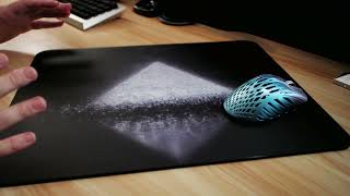 Pwnage UltraGlide Pyramid Glasspad Mousepad Unboxing amp Overview [upl. by Ardnuassac]