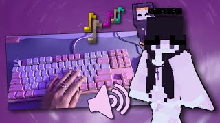 Keyboard  Mouse Sounds ASMR Handcam Hypixel Bedwars [upl. by Alasdair416]