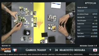 Pro Tour Dragons Maze  Day 2 Round 14 [upl. by Nnylyak]