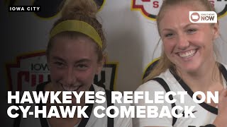 The Hawkeyes bask in the aftermath of another home win over the Cyclones [upl. by Wynny]