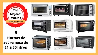 ❤️Top 9 Mejores hornos eléctricos sobremesa PARA REPOSTERÍA y PIZZAS 2022 De 21 a 60 litros [upl. by Allicsirp]