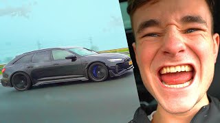 STUK VAN MIJN VOORTAND AFGEBROKEN amp EXTREEM DIKKE AUDI RS6 ABT [upl. by Hennahane]