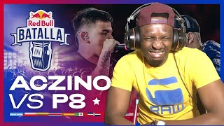 REACCION ACZINO V P8  Octavos  Red Bull Internacional 2021 Eng Sub  Aczino P8 Reaccion [upl. by Anielram302]