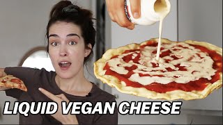 I Tried The Viral Vegan Liquid Mozzarella [upl. by Akialam]