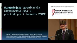 prof Marcin Gabriel  Standardy profilaktyki i leczenia ĹťChZZ [upl. by Arais]