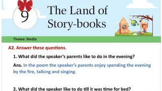 the land of storybooks question answer class 5 chapter 9 solution of new image English reader [upl. by Tecla]