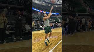 Phoenix Suns Devin Booker unveils Michigan State Nike Book 1 at Breslin Center [upl. by Wessling]