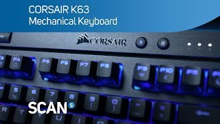 CORSAIR K63 wireless mechanical gaming Keyboard Overview [upl. by Close]