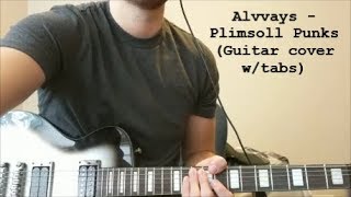 Alvvays  Plimsoll Punks Guitar cover w tabs [upl. by Otrebireh]