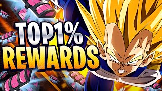 TOP 1 REWARDS SUPER VEGETA CHAIN BATTLE BOSS DBZ Dokkan Battle [upl. by Eivol]