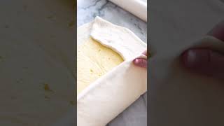 Authentic German croissant dough Plunderteig for making German pastries 😋👏🏻😍 [upl. by Nitsirt]