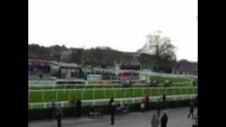 A horse refusing the last fence at Uttoxeter Races [upl. by Bridie]