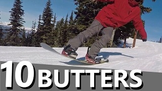 10 Snowboard Butter Tricks to Learn First [upl. by Ahsayn]