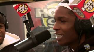 ASAP Rocky Freestyle on Funkmaster Flex [upl. by Pinzler890]