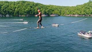 Highlining at Summersville Lake West Virginia [upl. by Adoh]