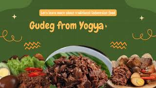 Describe Food  Gudeg from Yogyakarta [upl. by Yemrej887]