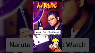 Naruto Sharingan 3d Effect Art art naruto sharingan shorts [upl. by Bunce]