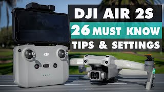 26 MUST KNOW Tips amp Settings for Mavic Air 2S  DansTubeTV [upl. by Artep496]