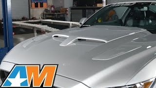 20152017 Mustang MMD by FOOSE Hood Scoop  PrePainted GT V6 EcoBoost Review [upl. by Bundy]