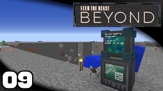 FTB Beyond  Ep 9 Quarry and Mining Dimension [upl. by Yatnohs]