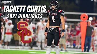 4star USC commit Tackett Curtis  2021 Highlights [upl. by Ecela]