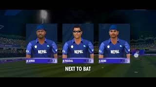 Nepal won the target in just one over agents bangaldes T20 world cup wcc3 [upl. by Francyne274]