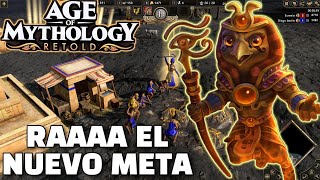 El Nuevo RA Age of Mythology Retold  Jugamos con Egipcios Partida 2vs2 [upl. by Adnohral]