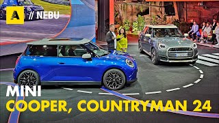 MINI Cooper amp Countryman 2024  Eccole dal vivo EV BENZA e DIESEL [upl. by Enibas]