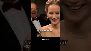 Jennifer Lawrence met Jack Nicholson jenniferlawrence jacknicholson [upl. by Asselam]