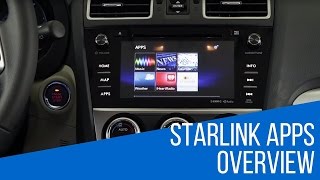 How to use Subaru Starlink Apps [upl. by Daugherty39]