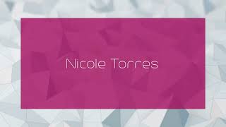 Nicole Torres  appearance [upl. by Aguie]