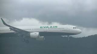 長榮航空 Eva Air A321211B16226 B7501 浦東PVG→松山TSA landing [upl. by Niowtna]