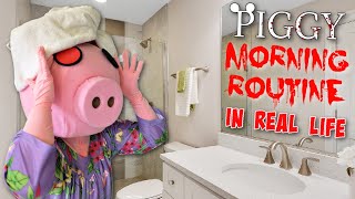 PIGGY Back to School Morning Routine  Episode 1 [upl. by Reinwald747]