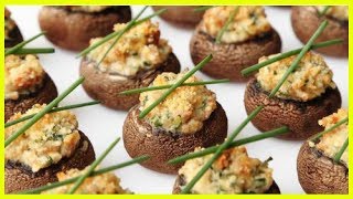 4 recettes de champignons farcis [upl. by Delphina323]