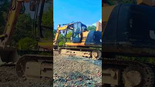 JCB Hitachi loader excavator short video [upl. by Sakovich876]