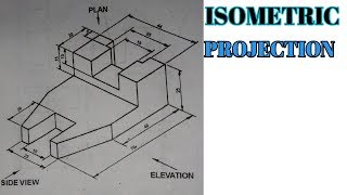 Engineering drawing  isometric projection  ITI ed Hindi [upl. by Ariaek]